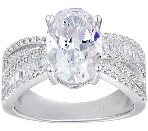 qvc engagement rings diamonique